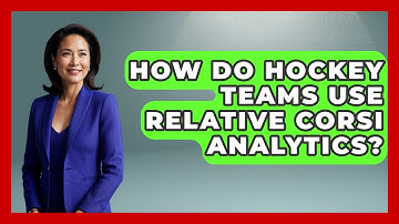 How Do Hockey Teams Use Relative Corsi Analytics? - Puck Stats Central