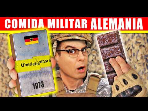 Probando RACIÓN MILITAR DE ALEMANIA de 1973 CON CHOCOLATE