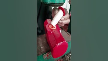 Wooden hammer handle installation process #smartwork #goodtools