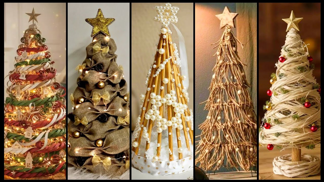 «Натуральная рождественская ёлка 🎄 с идеями поделок из джутовых веток и красных ягод | Деревенски...