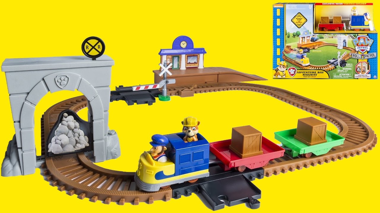 paw patrol train set