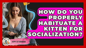 How Do You Properly Habituate A Kitten For Socialization? - Happy Cat Handbook