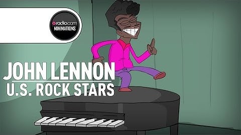 John Lennon Recalls Opening For Little Richard & Gene Vincent (Radio.com Minimation)