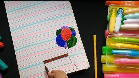 Part 1 Creative Front Page Design (NOTEBOOK)+ Easy  steps for beginners Subscribe