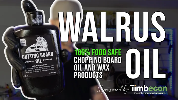 Förvandla dina skärbrädor med Walrus olja - Den ultimata vårdkitet för en säker och fantastisk avslutning