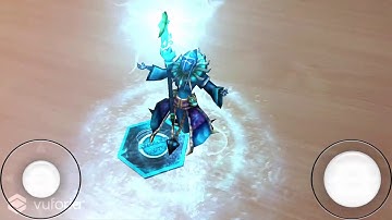 Augmented Reality Virtual Joystick Character Control