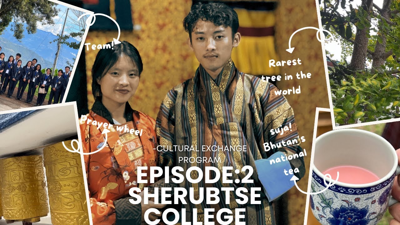 Sherubtse College  / Vlog 2 / Cultural exchange program/ Bus to Bhutan🇧🇹 .