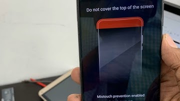 Do not cover top of screen huawei || prevenzione tocco accidentale attivata