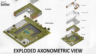 Exploded Axonometric View in Photoshop