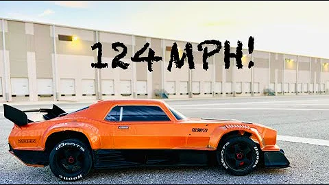 Arrma Felony Speed Run 124MPH! New Year’s Day 2025🔥