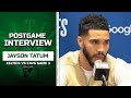 Jayson tatum on if he feels disrespected by media  celtics vs cavs game 3