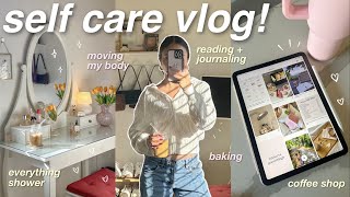 SELF CARE VLOG! 🛀🏼 a college student