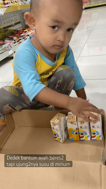 BANTU AYAH BERES2 TAPI UNTUK DAPAT SUSU SEGER #anak #beresberes #jualan #dagang #keluarga #vlog
