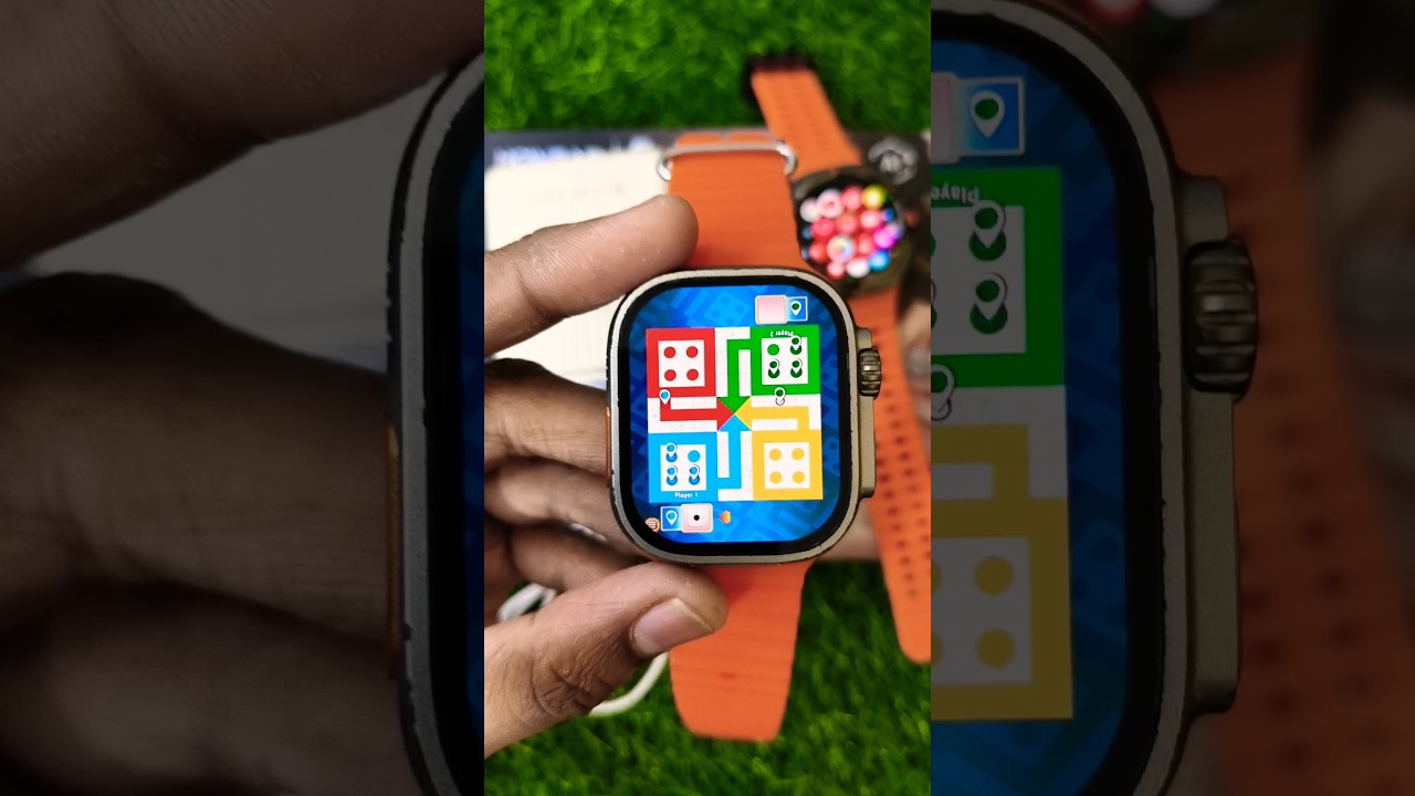 T800 Ultra smart watch ⌚ main Ludo king game play kese kare 🤫#t800ultrafeatures #shorts #tmount