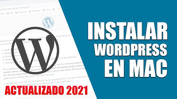 ✅ CÓMO INSTALAR WORDPRESS EN MAC 2021 ✅[ v 5.6.1 ] TUTORIAL DESCARGAR WORDPRESS EN XAMPP MAC 2022 |