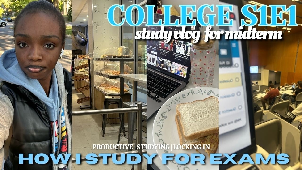 my productive sunday * how i study for midterms * 