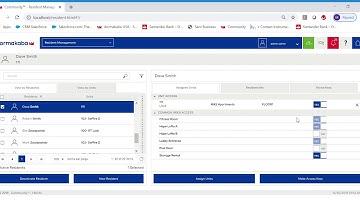 Community Software - dormakaba - resident credentials