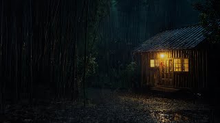 3 Hours of Rain | Fall Asleep Instantly with Rainstorm on Old House at Midnight | Relaxing, ASMR