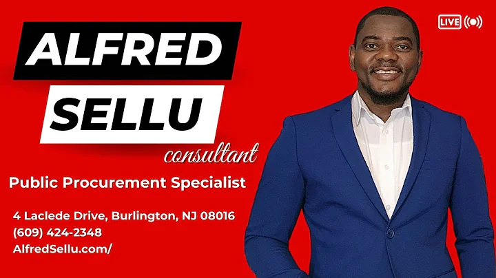 Alfred Sellu Public Procurement Officer and Consultant Burlington, NJ 08016 609 424 2348