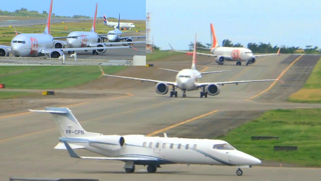Fila de Aviões no Aeroporto de Salvador - Pousos e Decolagens incríveis ✔