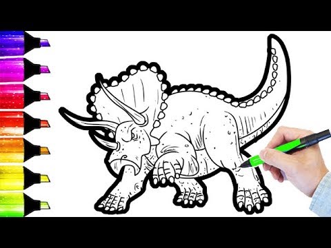 triceratops-dinosaur-coloring-book-pages-i-fun-colouring-for-children