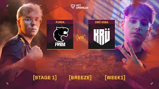 FURIA vs KRÜ Visa - VCT Americas Stage 1 - W1D3 - Map 3