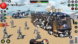 Army Soldier Bus Driving Simulator - Pakistani Offroad Transport Duty Driver 3D - Android Gameplays screenshot 4