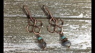 How to Make Wire Celtic Knot Earrings