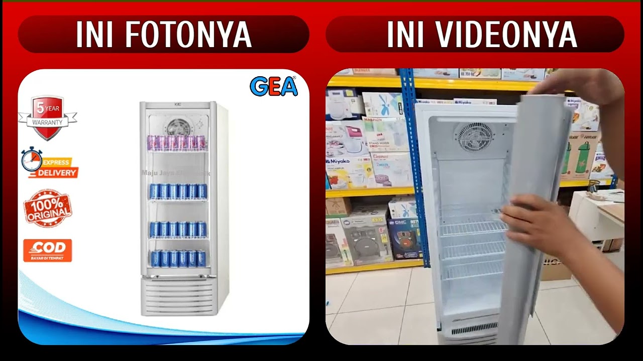 Showcase GEA EXPO 26 FC Display Cooler 192 Liter Anti Embun