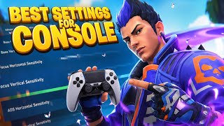 *NEW* THE BEST CONSOLE VALORANT RADIANT SETTINGS & SENSITIVITY+CROSSHAIR FOR RANKED - Valorant PS5