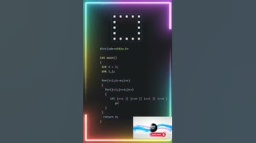 Square Star Pattern Program in C | Printing Star Pattern in C | How to Print Patterns in C|C program