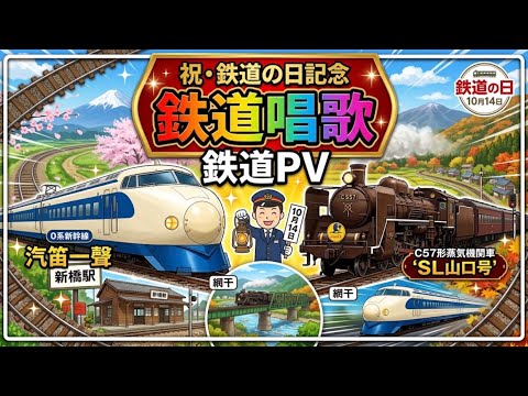 鉄道PV 鉄道の日　記念　鉄道唱歌！