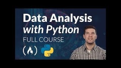 Data Analysis with Python   Full Course for Beginners Numpy Pandas Matplotlib Seaborn