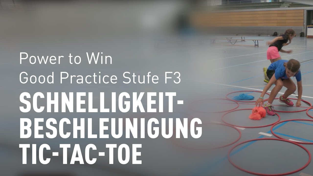 Power to Win – Good Practice Stufe F3: Schnelligkeit