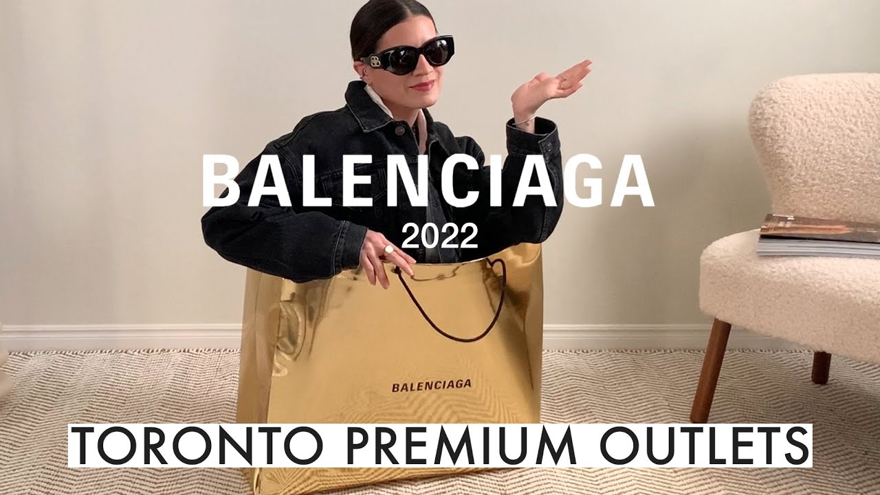 2022 BALENCIAGA OUTLET SHOPPING VLOG at Toronto Premium Outlets