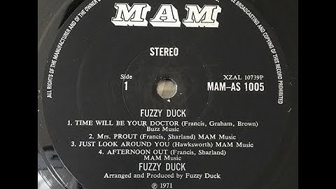 FUZZY DUCK  -  AFTERNOON OUT  - U. K.  UNDERGROUND -  1971