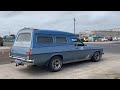 Holden WB Panel Van Leaving a Car meet