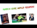All WCA Rubik&#39;s Cube World Records  Late 2016 (Singles)