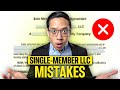 Single Member LLC Mistakes and How to Avoid Them ! (A Step-By-Step Guide)