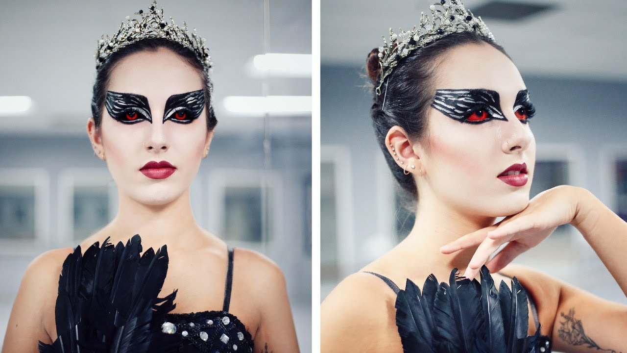 Black Swan Halloween Makeup Tutorial YouTube