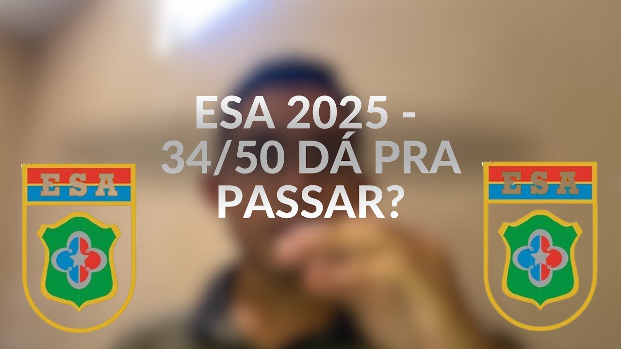 ESA 2025 - MINHAS NOTAS E COMENTÁRIOS SOBRE A PROVA