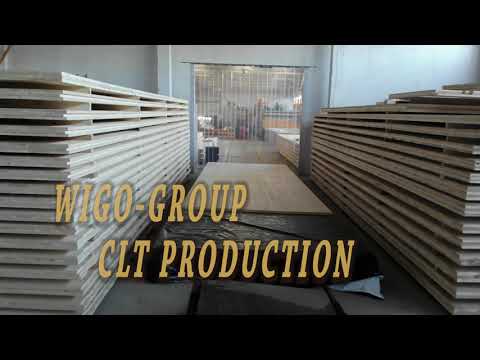 Cross Laminated Timber (CLT) production line by WIGO Group