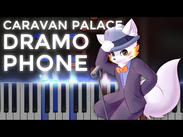 Caravan Palace · Dramophone | Ragtime LyricWulf Piano Tutorial on Synthesia class=