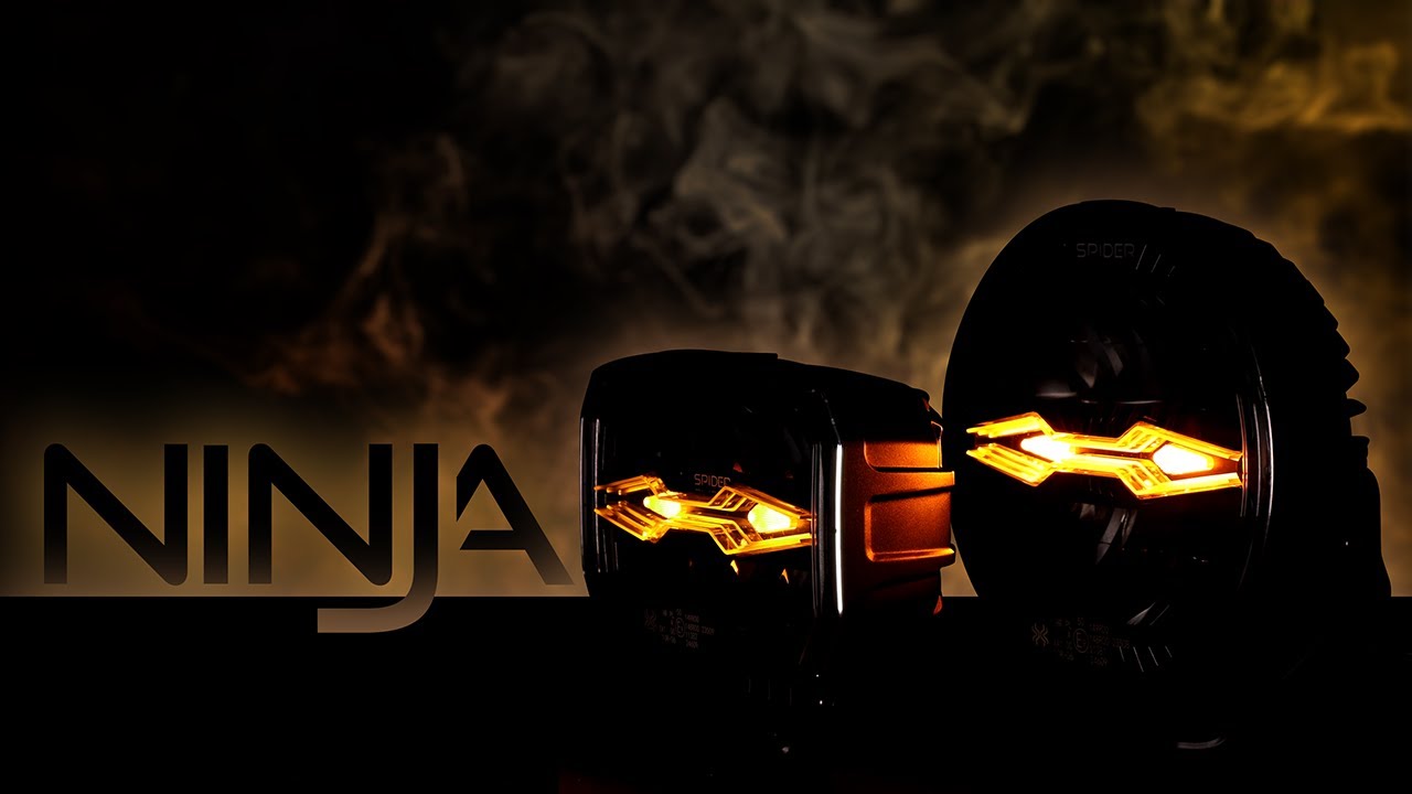 Driving light LED X-SPIDER NINJA L3442 (round) & L3443 (oval) | 3D