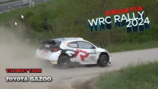 Toyota Gazoo  : Evans, Katsuta, Rovanperä at WRC Rally Croatia 2024