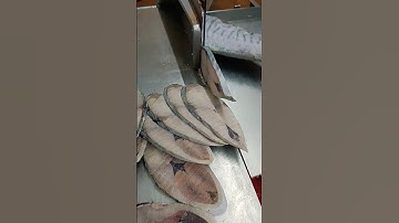 Frozen fish cutting skills machine #shorts #fish #youtubeshorts