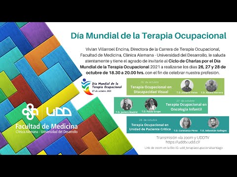 Ciclo de Charlas Día Mundial de la Terapia Ocupacional | Terapia Ocupacional en Oncología Infantil