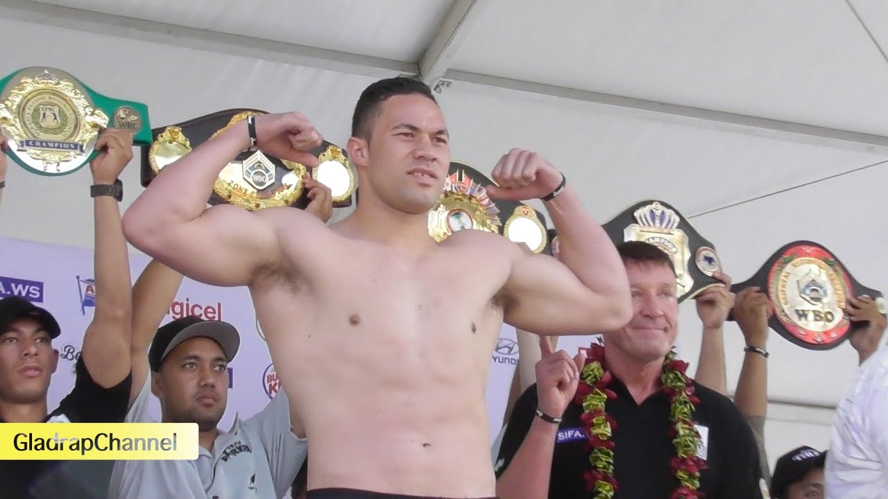 Joseph Parker vs Jason Bergman Weigh in Samoa!!! Rumble in Paradise