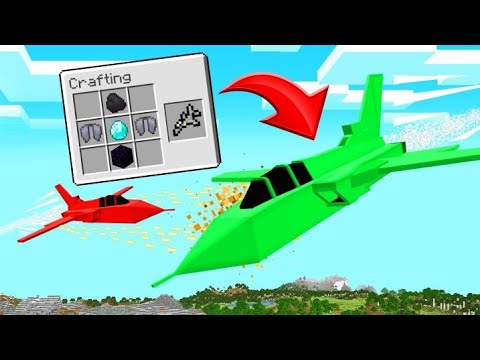 We BUILT FIGHTER JETS In MINECRAFT!