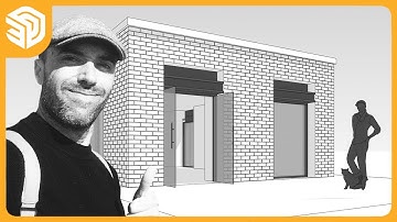 Coffee Shop Building Shell & Context | REAL TIME Architectural Modeling